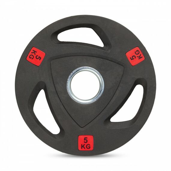 Диск 51 мм. NEO обрезиненный с 3-мя хватами 5 кг, VictoryFit [VF-ST51050] фотографии