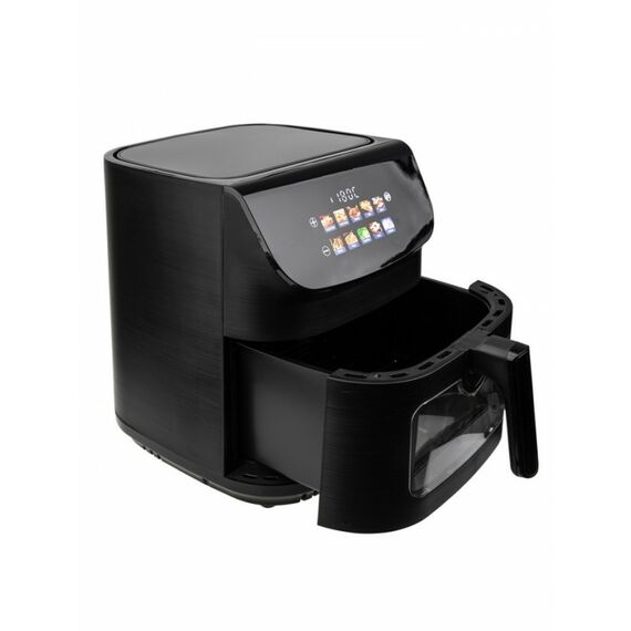 Аэрогриль Eltronic 777-01 9 л, 2200 Вт, 10 программ, 80-200°C, таймер до 60 мин, чёрный фотографии