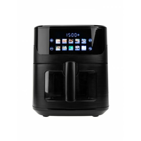 Аэрогриль Eltronic 777-02 6.3 л, 1600 Вт, 10 программ, 80-200°C, таймер до 60 мин, чёрный фотографии