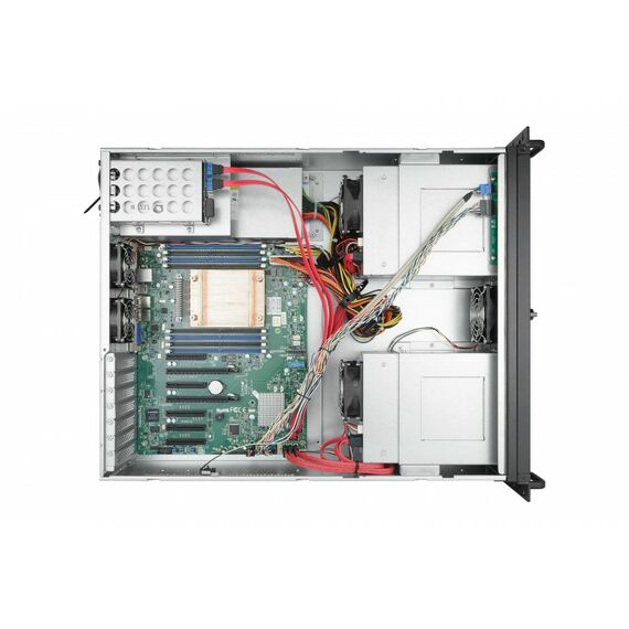Серверный корпус INWIN R300-01 3U, форм-фактор SSI CEB, цвет черный/серебристый, материал пластик/сталь, 1 вентилятор, без Б/П, 7 слотов расширения, ширина 483 мм, высота 133 мм, глубина 559 мм, вес 17.9 кг фотографии