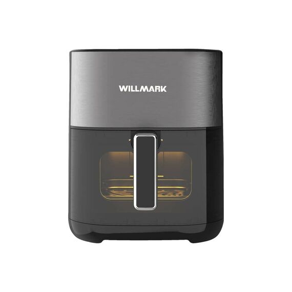Аэрогриль WILLMARK WAF-6502B сенсорное управление, ТЭН, 2200Вт, объем 6.5 л, 12 режимов, пластик, таймер, дисплей, кабель 0.9 м, габариты 366x276x374 мм фотографии