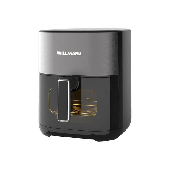 Аэрогриль WILLMARK WAF-6502B сенсорное управление, ТЭН, 2200Вт, объем 6.5 л, 12 режимов, пластик, таймер, дисплей, кабель 0.9 м, габариты 366x276x374 мм фотографии