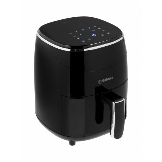 Аэрогриль  Sakura SA-7671, 3.5 л, 1200 Вт, 9 программ, таймер, от 80 до 200°C, чёрный фотографии