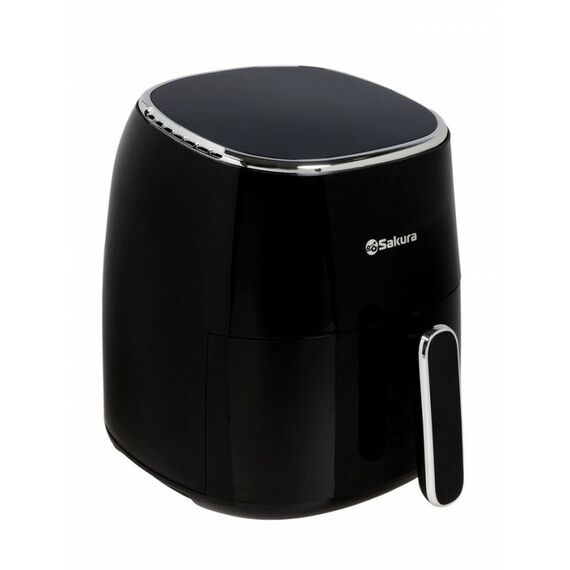 Аэрогриль  Sakura SA-7684BK 5 л, 1500 Вт, 8 программ, сенсорное управление, таймер, чёрный фотографии