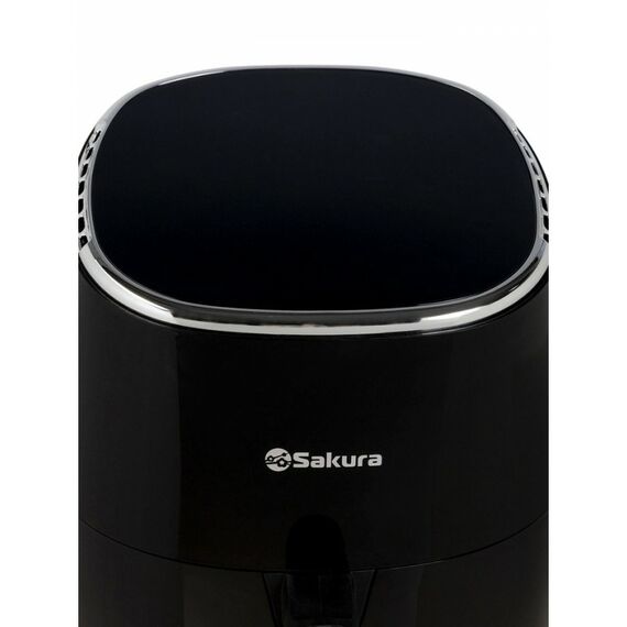 Аэрогриль  Sakura SA-7684BK 5 л, 1500 Вт, 8 программ, сенсорное управление, таймер, чёрный фотографии