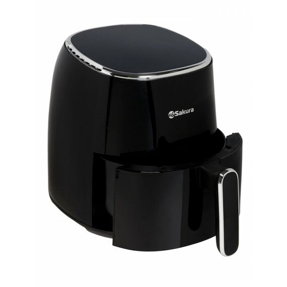 Аэрогриль  Sakura SA-7684BK 5 л, 1500 Вт, 8 программ, сенсорное управление, таймер, чёрный фотографии