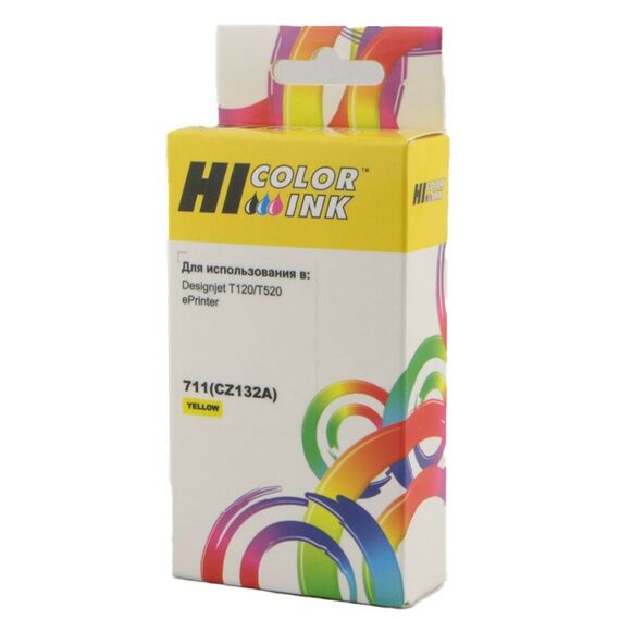 Картридж Hi-Black HB-CZ132A совместимый, желтый, для, DJ T120/T520 фотографии