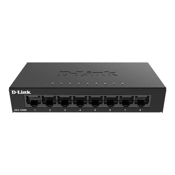 Неуправляемый коммутатор D-link DGS-1008D /R1A 8-port UTP 10/100/1000Mbps фотографии