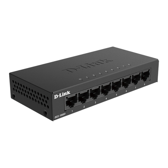 Неуправляемый коммутатор D-link DGS-1008D /R1A 8-port UTP 10/100/1000Mbps фотографии