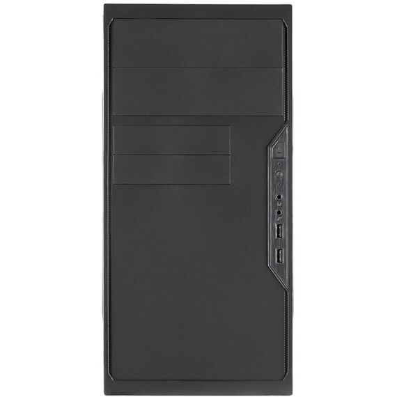 Корпус с блоком питания Foxline FL-733-FZ450R mATX, 2x5.25EXT, 2x3.5EXT, 5x3.5INT, 2xUSB2.0, HDA, w/o FAN, w/450W ATX PSU, w/1.2m EU pwr cord фотографии
