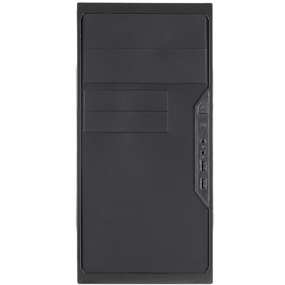 Корпус без блока питания Foxline FL-733 mATX, 2x5.25EXT, 2x3.5EXT, 5x3.5INT, 2xUSB2.0, HDA, w/o FAN, без БП, без кабеля питяния фотографии