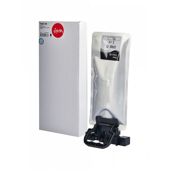 Контейнер с чернилами Sakura SIC13T946140 C13T946140 (T9461 BK) для Epson WorkForce Pro WF-C5290DW/C5790DWF, пигментный тип чернил, черный, 180 мл., 10000 к. фотографии