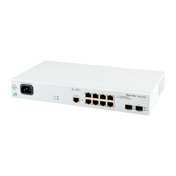 Ethernet-коммутатор Eltex MES2408 8 портов 10/100/1000BASE-T, 2 порта 100BASE-FX/1000BASE-X, L2, 220V AC фотографии