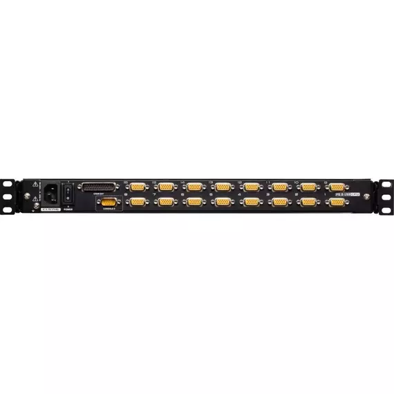 КВМ консоль ATEN CL5716MW-ATA-RG 16-Port PS/2-USB VGA Single Rail 17.3" 1920 x 1080 @ 60 Hz LCD KVM Switch фотографии
