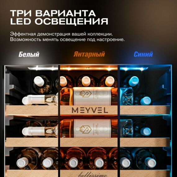 Встраиваемый винный шкаф Meyvel MV31PRO-KWB1 фотографии