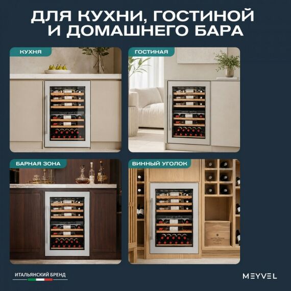 Встраиваемый винный шкаф Meyvel MV47PRO-KWB2 фотографии