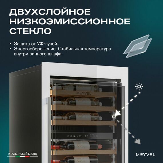 Встраиваемый винный шкаф Meyvel MV47PRO-KWB2 фотографии