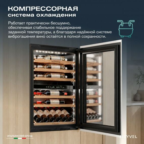 Встраиваемый винный шкаф Meyvel MV47PRO-KWB2 фотографии