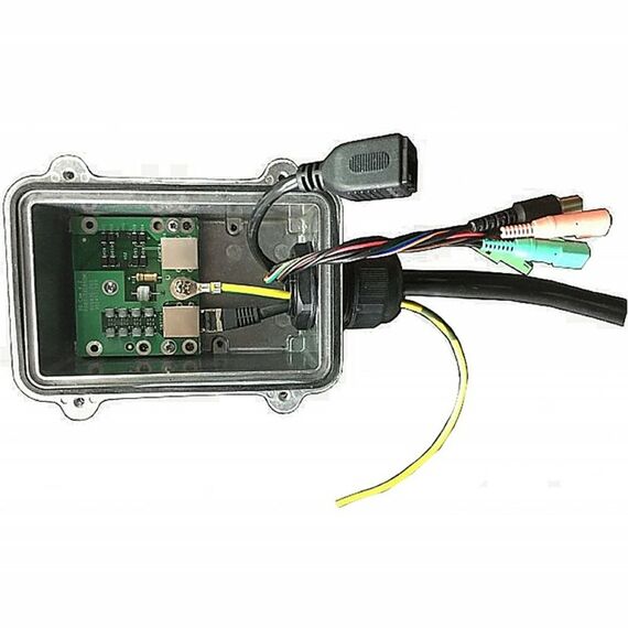 Дополнительная грозозащита TFortis SG-Cam для IP-камер и помех большой энергии, наведенных мощными грозовыми разрядами фотографии