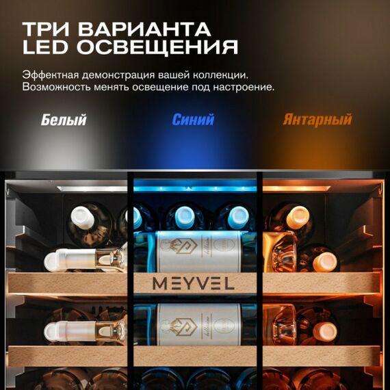 Встраиваемый винный шкаф Meyvel MV19PRO-KWB1 фотографии