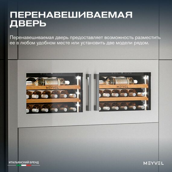 Встраиваемый винный шкаф Meyvel MV19PRO-KWB1 фотографии