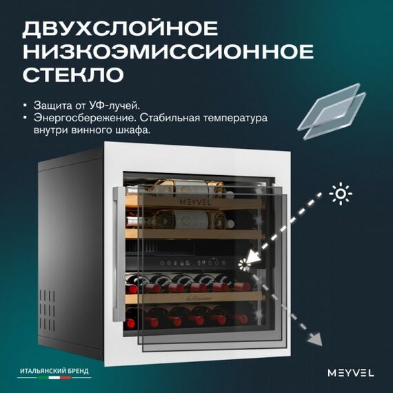 Встраиваемый винный шкаф Meyvel MV26PRO-KWB2 фотографии