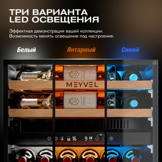 Встраиваемый винный шкаф Meyvel MV26PRO-KWB2 фотографии