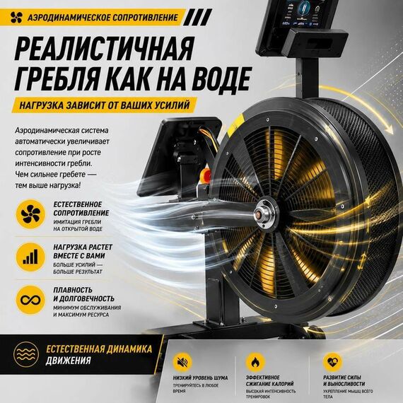 Гребной тренажер Gymmaster RW1802 Дракон фотографии