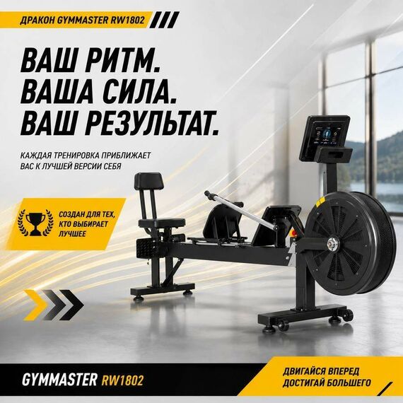 Гребной тренажер Gymmaster RW1802 Дракон фотографии