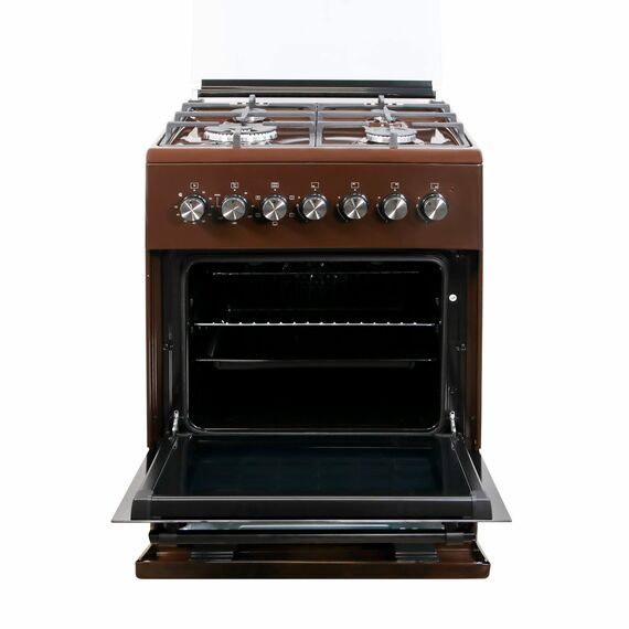 Плита комбинированная WILLMARK CS-6614 60*60 см, 4 газовые конфорки: 0,9/1,55/1,55/2,6 кВт, электроподжиг с кнопки, духовка электричекая фотографии