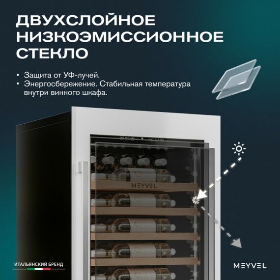 Встраиваемый винный шкаф Meyvel MV52PRO-KWB1 фотографии