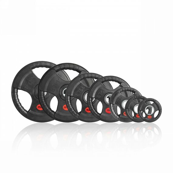 Набор дисков VictoryFit VF-RSET511575 51 мм. обрезиненных с 3-мя хватами (пары) от 1,25-25 кг фотографии
