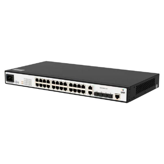Управляемый гигабитный коммутатор SNR SNR-S2985G-24TC-RPS уровень 2, 24 порта 10/100/1000Base-T, 2 порта Combo 10/100/1000Base-T|100/1000Base-X SFP, 2 порта 100/1000Base-X SFP, встроенный БП ~220V AC фотографии
