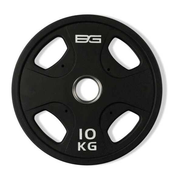Диск олимпийский BRONZE GYM BGPLP100 полиуретан, 10 кг фотографии