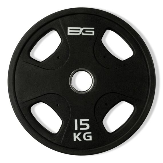Диск олимпийский BRONZE GYM BGPLP150 полиуретан, 15 кг фотографии