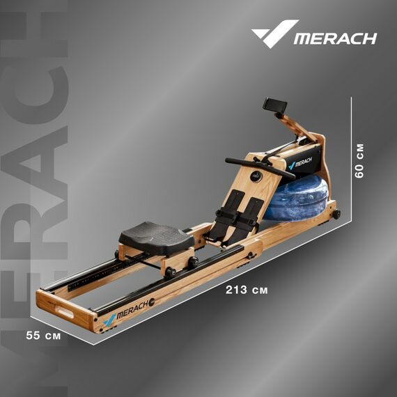 Гребной тренажер MERACH MR-950W1Z домашний фотографии