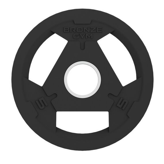 Диск олимпийский BRONZE GYM BGPLR050 обрезиненный, 5 кг фотографии
