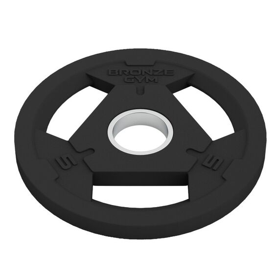 Диск олимпийский BRONZE GYM BGPLR050 обрезиненный, 5 кг фотографии