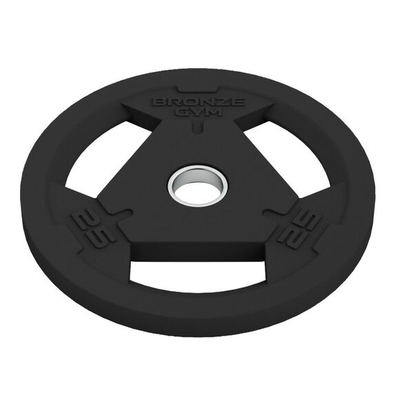 Диск олимпийский BRONZE GYM BGPLR250 обрезиненный, 25 кг фотографии
