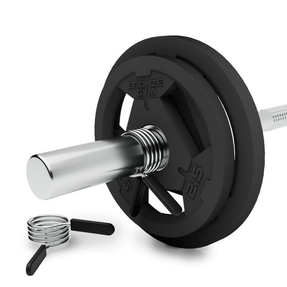 Диск олимпийский BRONZE GYM BGPLR250 обрезиненный, 25 кг фотографии