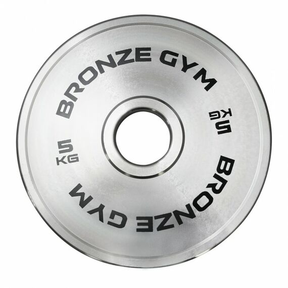 Диск олимпийский BRONZE GYM BGPLST050 стальной, 5 кг фотографии