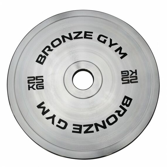 Диск олимпийский BRONZE GYM BGPLST250 стальной, 25 кг фотографии