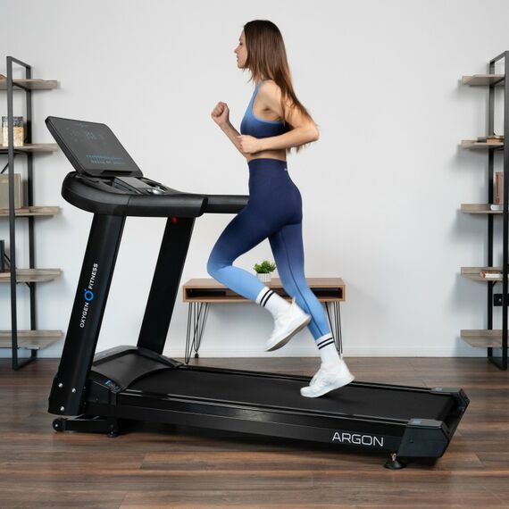Беговая дорожка Oxygen Fitness ARGON LED PRO полукоммерческая фотографии