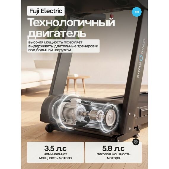 Беговая дорожка Oxygen Fitness ARGON LED PRO полукоммерческая фотографии