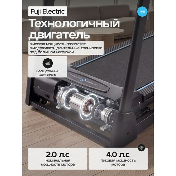 Беговая дорожка Oxygen Fitness HASSIUM домашняя фотографии