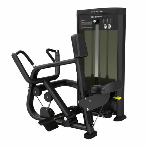 Тренажер для гребной тяги BRONZE GYM BLANC 34 с упором, профессиональный фотографии