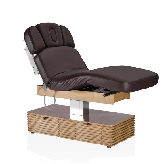 Массажный стол Mizomed NESS-C Salon-Oak электрический, стационарный, шоколад фотографии
