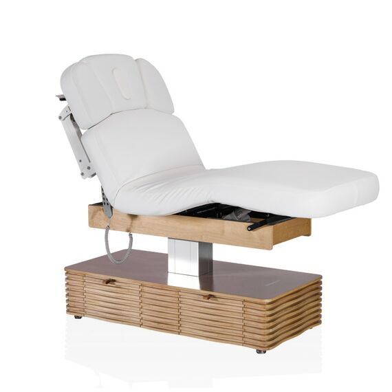 Массажный стол Mizomed NESS-C Salon-Oak электрический, стационарный, белый фотографии