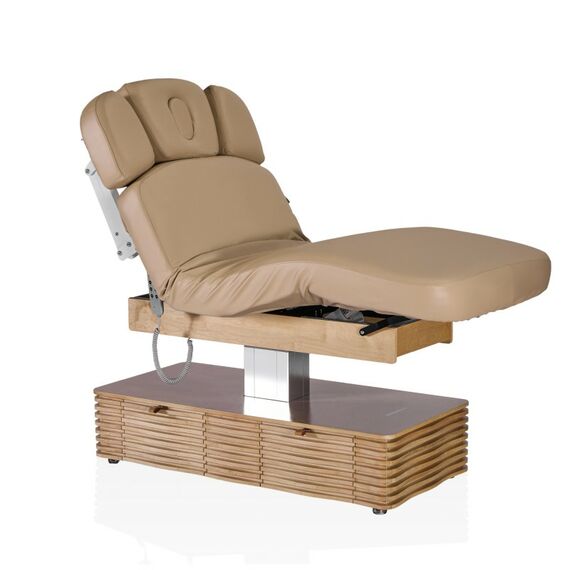 Массажный стол Mizomed NESS-C Salon-Oak электрический, стационарный, мокко бежевый фотографии