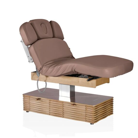 Массажный стол Mizomed NESS-C Salon-Oak электрический, стационарный, мокко фотографии